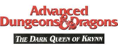 Advanced Dungeons & Dragons: The Dark Queen of Krynn - Clear Logo Image