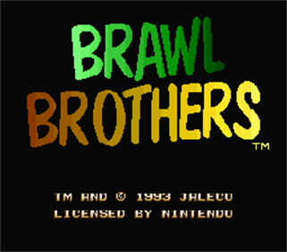 Brawl Brothers - Screenshot - Game Title Image