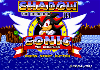 Shadow the Hedgehog in Sonic The Hedgehog - Screenshot - Game Title Image