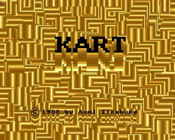 Kart - Screenshot - Game Title Image