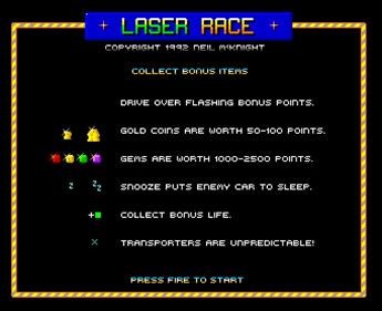 Laser Race - Screenshot - Game Title Image