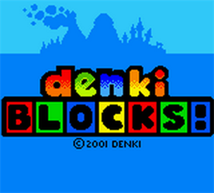 Denki Blocks! - Screenshot - Game Title Image