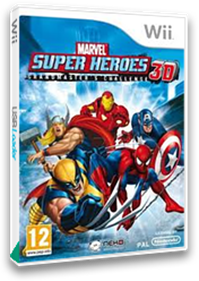 Marvel Super Heroes 3D: Grandmaster's Challenge - Box - 3D Image