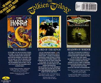 The Tolkien Trilogy - Box - Back Image
