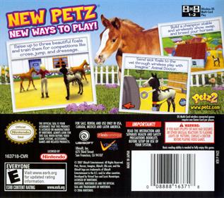 Petz: Horsez 2 - Box - Back Image