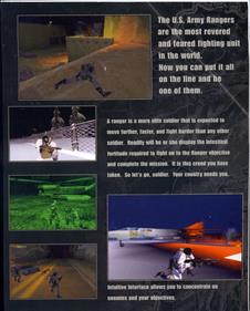 Spec Ops: Rangers Lead the Way  - Box - Back Image