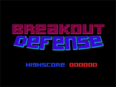 Breakout Defense - Screenshot - Game Title Image