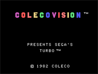 Turbo - Screenshot - Game Title Image