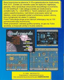 Andromeda - Box - Back Image