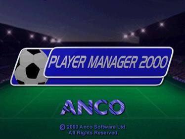 Player Manager 2000 - Screenshot - Game Title Image
