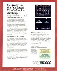 Word Munchers - Box - Back Image