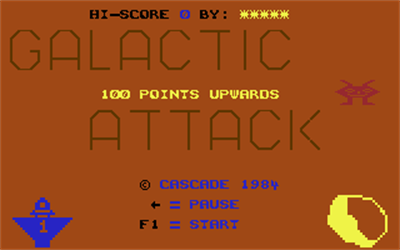 Galactic Attack - Screenshot - Game Title Image