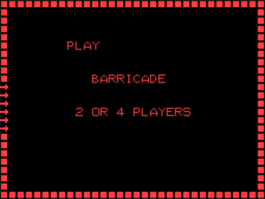 Barricade - Screenshot - Game Title Image