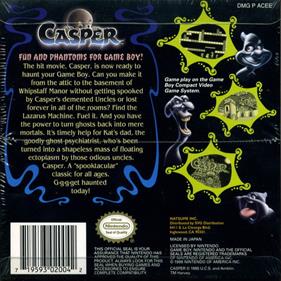 Casper - Box - Back Image