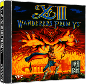 Ys III: Wanderers from Ys - Box - 3D Image