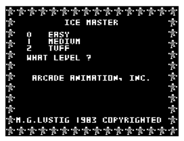 Ice Master - Screenshot - Game Title Image