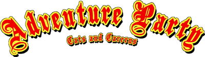 Adventure Party: Cats and Caverns - Clear Logo Image
