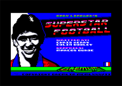 Gary Lineker's Superstar Soccer - Screenshot - Game Title Image