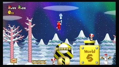 Newer Super Mario Bros. Wii: Holiday Special - Screenshot - Gameplay Image