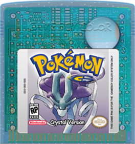Pokémon Crystal Version - Fanart - Cart - Front Image