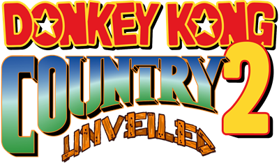 Donkey Kong Country 2: Unveiled - Clear Logo Image