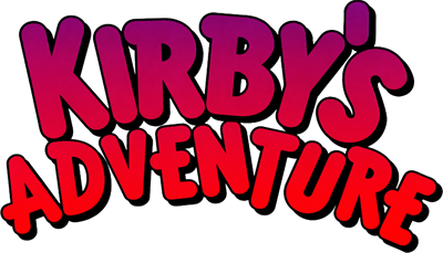 Kirby's Adventure - Clear Logo Image