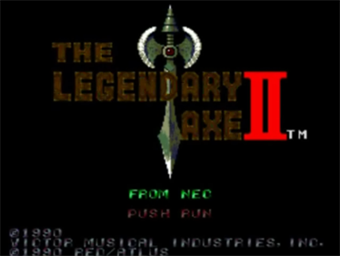 Legendary Axe II - Screenshot - Game Title Image