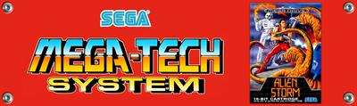 Alien Storm (Mega-Tech) - Arcade - Marquee Image