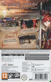 Ys VIII: Lacrimosa of Dana - Box - Back Image