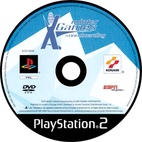 ESPN Winter X Games Snowboarding - Disc Image