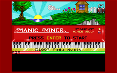 Manic Miner - Screenshot - Game Title Image