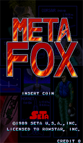 Meta Fox - Screenshot - Game Title Image
