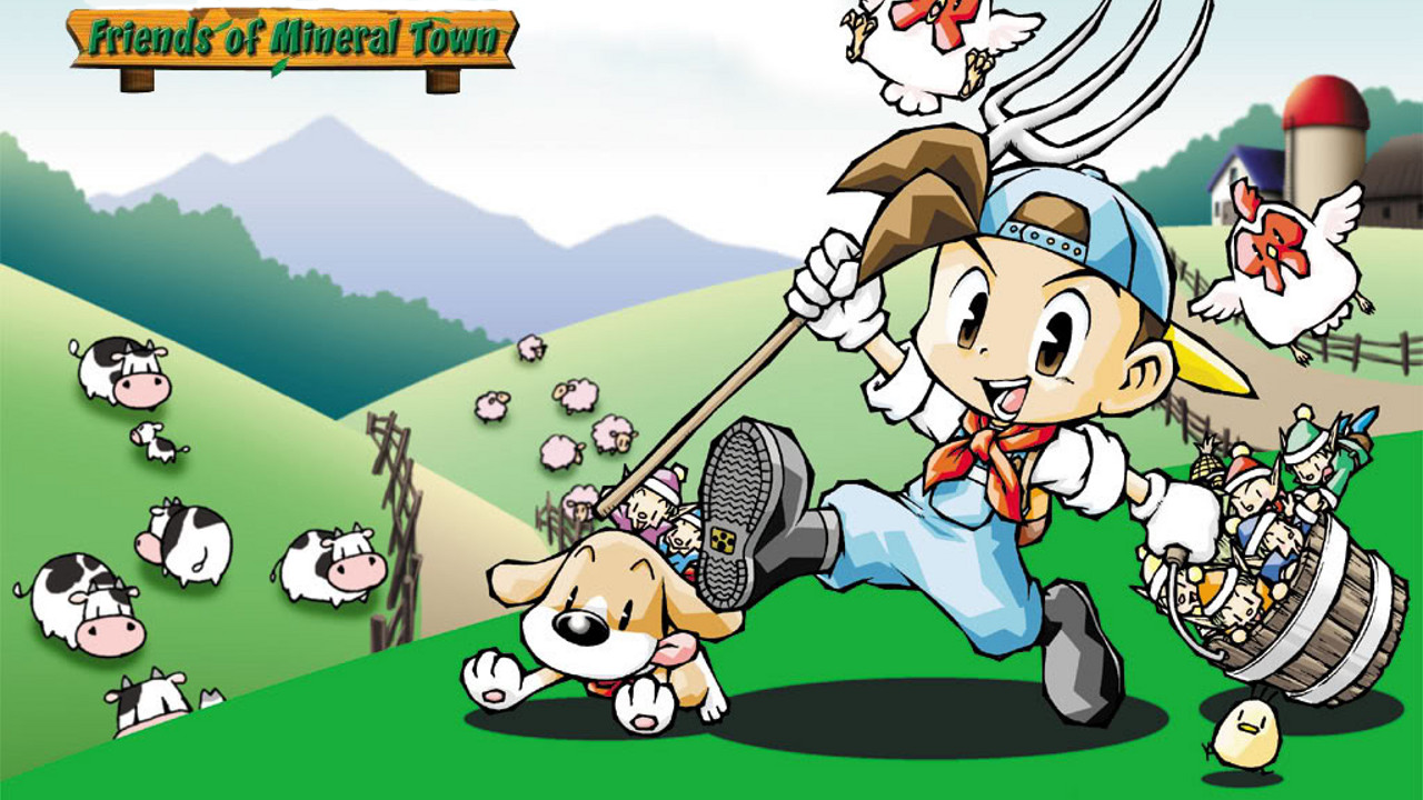 harvest moon friends of mineral town controls
