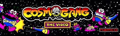 Cosmo Gang: The Video - Arcade - Marquee Image