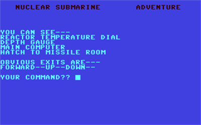 Nuclear Submarine Adventure - Screenshot - Gameplay Image