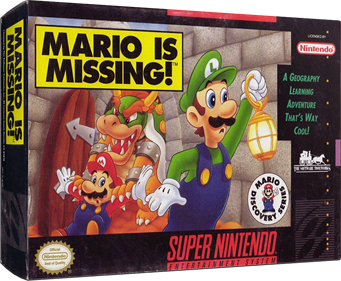 Mario is Missing! - Box - 3D Image