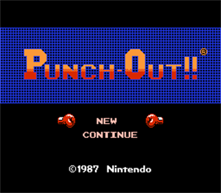 Punch-Out!! (1987) - Screenshot - Game Title Image