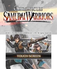 Samurai Warriors: Chronicles - Screenshot - Game Title Image