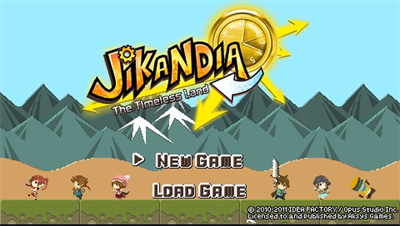 Jikandia: The Timeless Land - Screenshot - Game Title Image