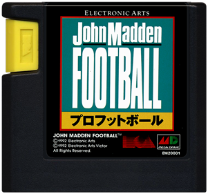 John Madden Football '92 - Cart - Front Image