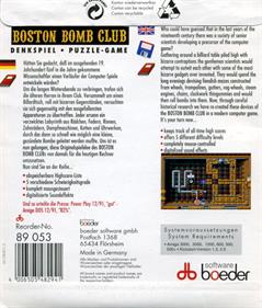 Boston Bomb Club - Box - Back Image