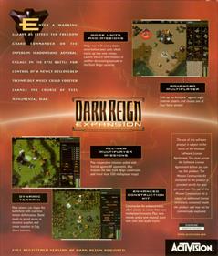 Dark Reign: Rise of the Shadowhand - Box - Back Image