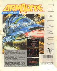 Armalyte: The Final Run - Box - Back