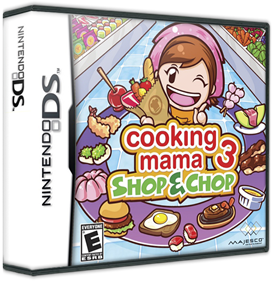 Cooking Mama 3: Shop & Chop - Box - 3D Image