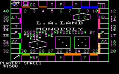 L.A. Land Monopoly - Screenshot - Game Title Image