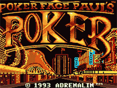Poker Face Paul's Poker - Screenshot - Game Title Image