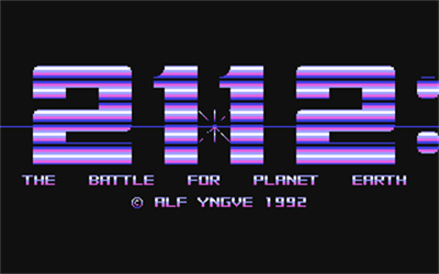 2112: The Battle for Planet Earth - Screenshot - Game Title Image