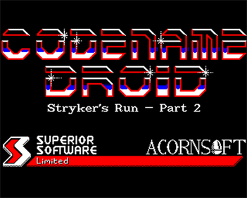 Codename Droid - Screenshot - Game Title Image