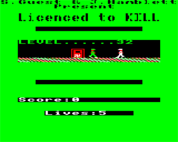 Licence to Kill  - Screenshot - Game Title Image