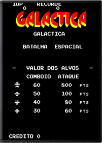 Galactica: Batalha Espacial - Box - Front Image